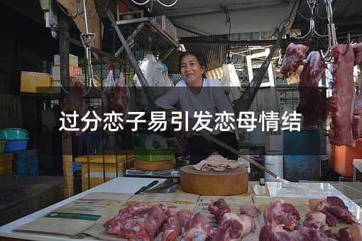 过分恋子易引发恋母情结